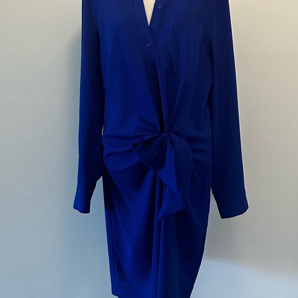 Royal Blue DKYN knee length dress - Picture 4 of 11